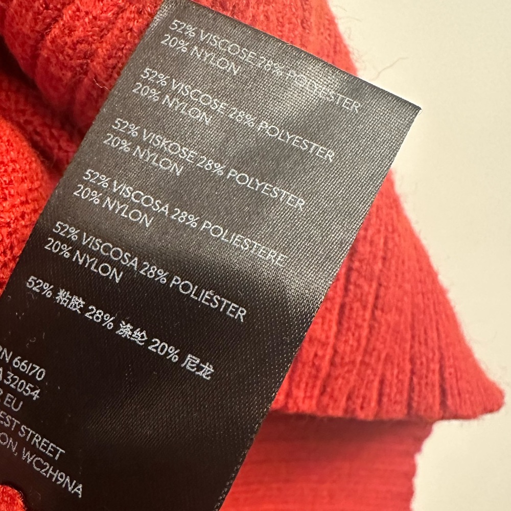Anthropologie BUNDLE Orange and Grey Turtleneck Sweaters Size Medium - Picture 8 of 13